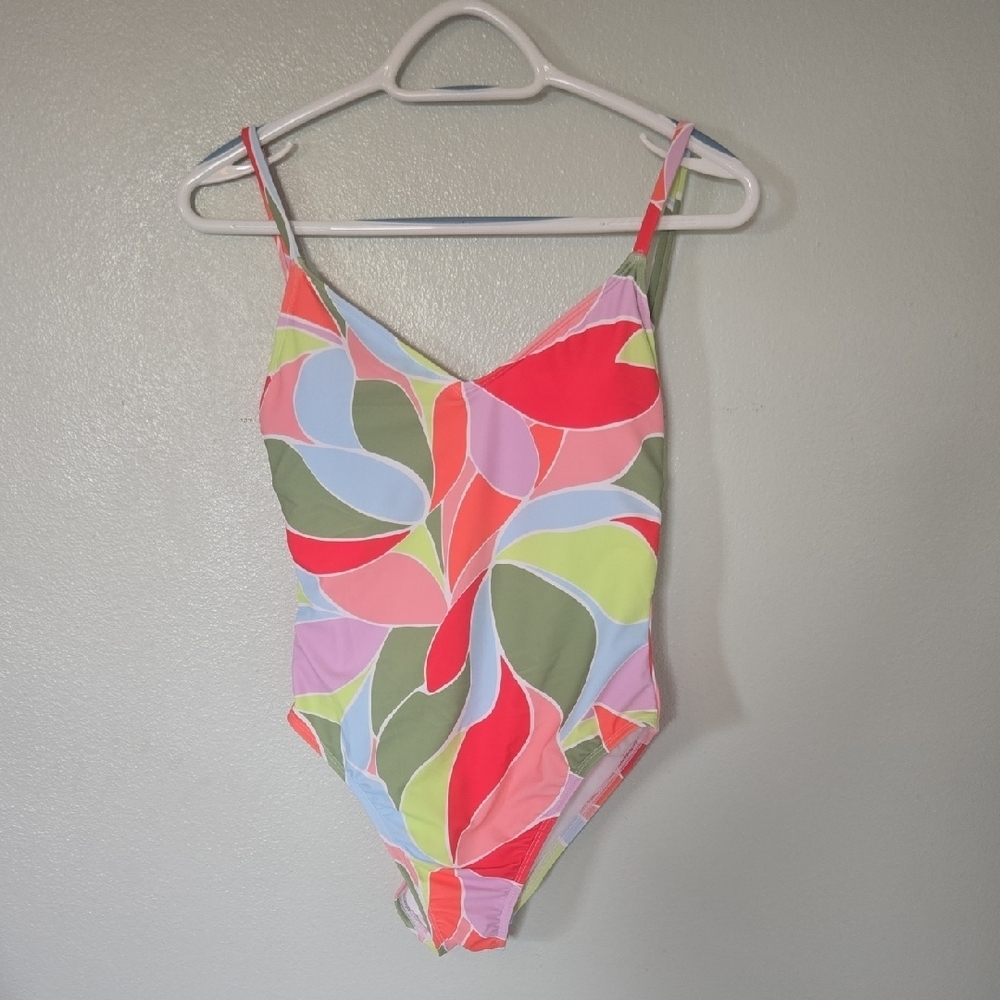 Sanctuary | NWT Colorful Strappy Back One Piece Swimsuit Size Small